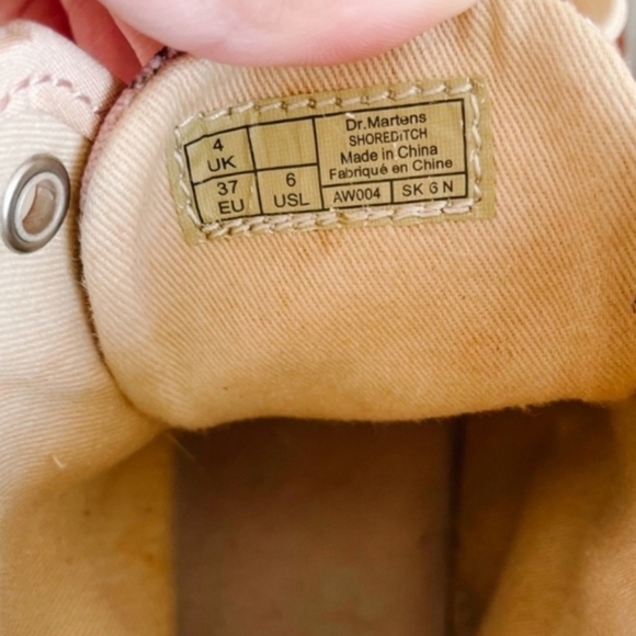 Dr. Martens Shoreditch pink floral hight tops - Picture 7 of 7